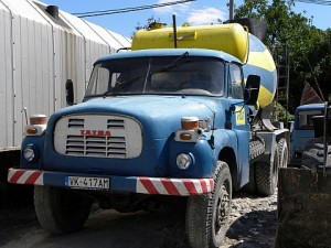 Autodomiešavač - Tatra (5 m3) modrý
