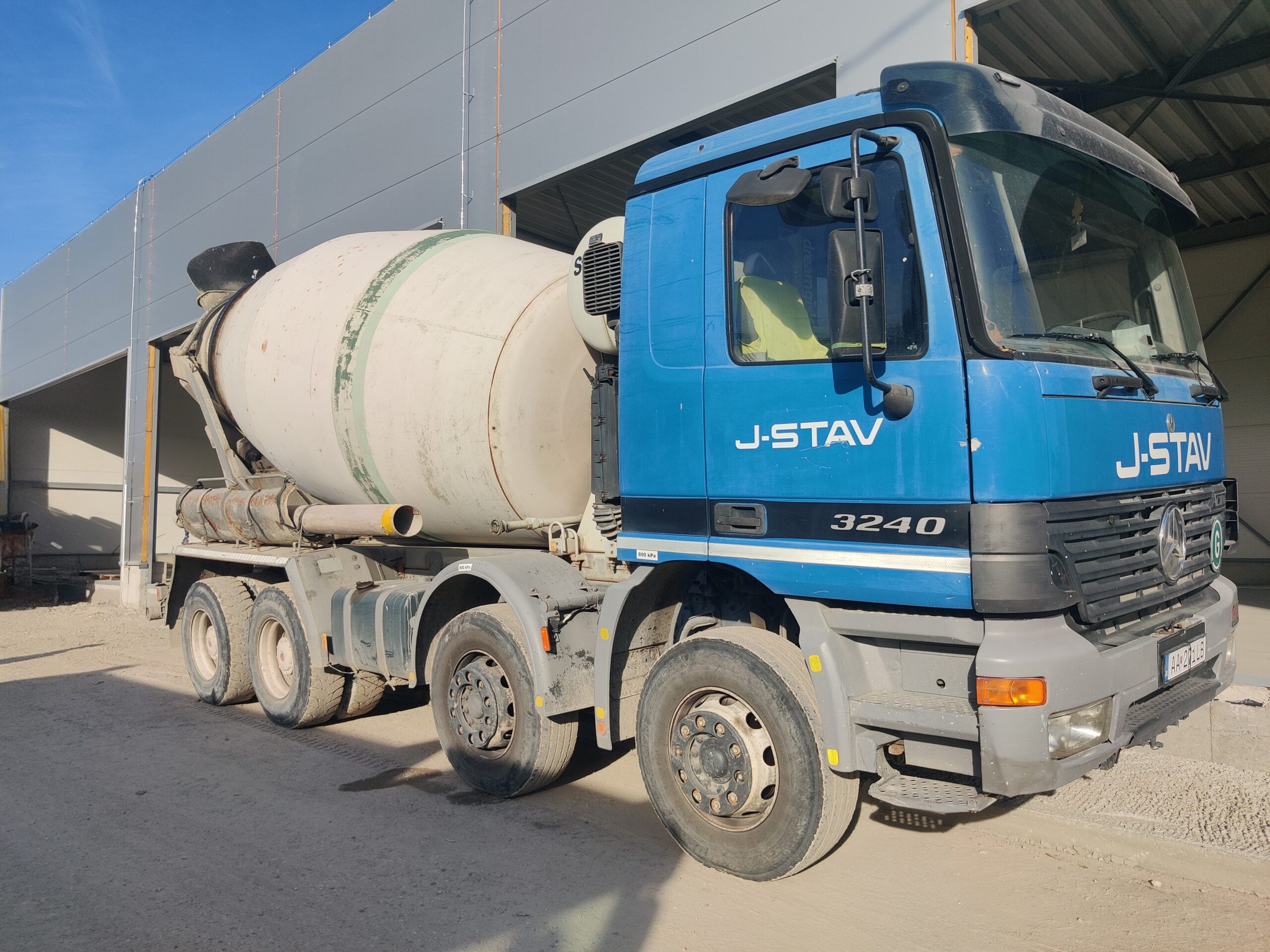 Autodomiešavač – Mercedes